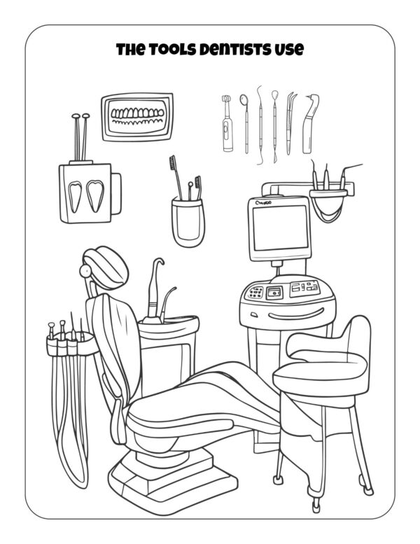 Play and Learn at the Dentist Office Activity Book - Image 5