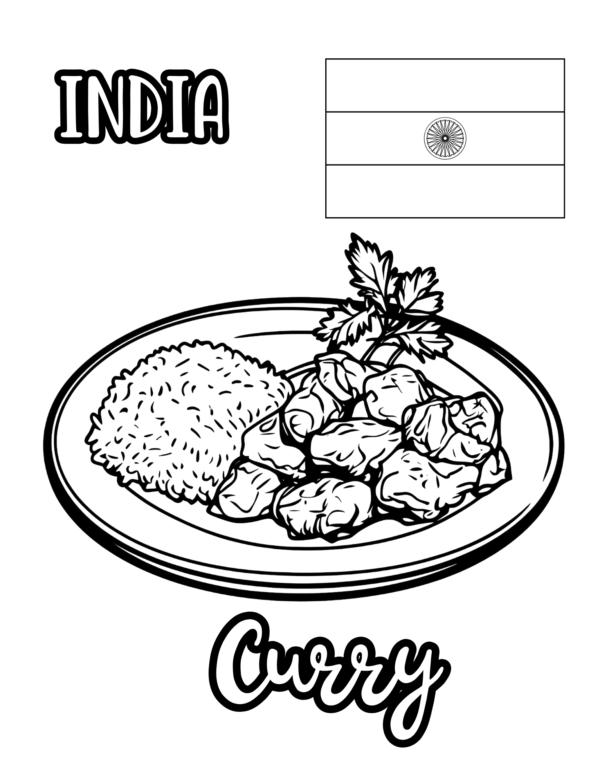 Food Around the World Coloring and Activity Book with Kid-Friendly Recipes - Image 5