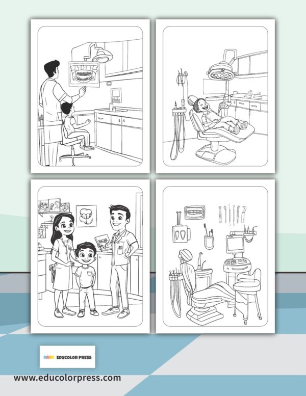 Play and Learn at the Dentist Office Activity Book - Image 2