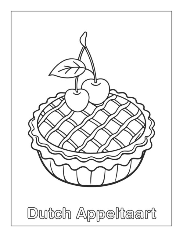 Desserts around the World Coloring and Activity Book Vol. 3 - Image 4