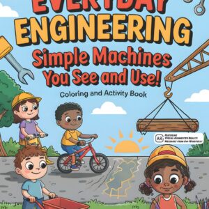 Everyday Engineering: Simple Machines You Can See and Use! Coloring and Activity Book