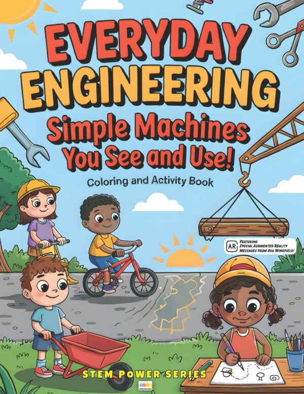 Everyday Engineering: Simple Machines You Can See and Use! Coloring and Activity Book