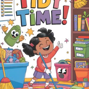 Tidy Time! A Cleaning and Organizing Adventure Coloring and Activity Book