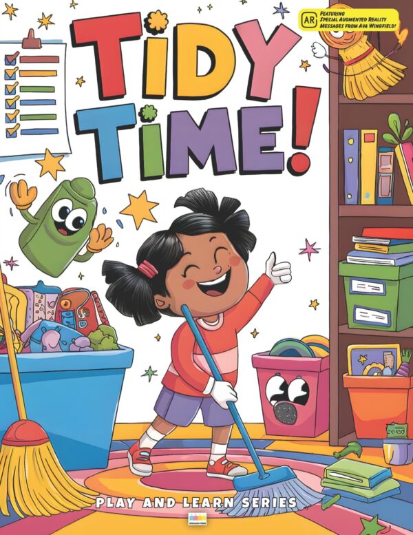 Tidy Time! A Cleaning and Organizing Adventure Coloring and Activity Book