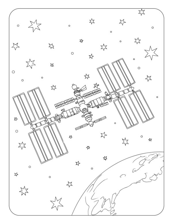 Blasting Off! A Space Technology Coloring and Activity Book - Image 3
