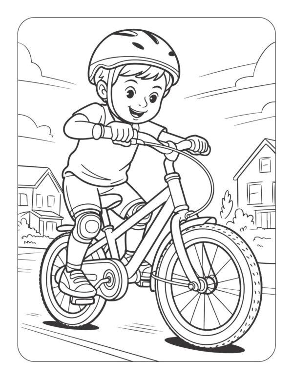 Bike Smart! Ride Safe and Have Fun Coloring and Activity Book - Image 4