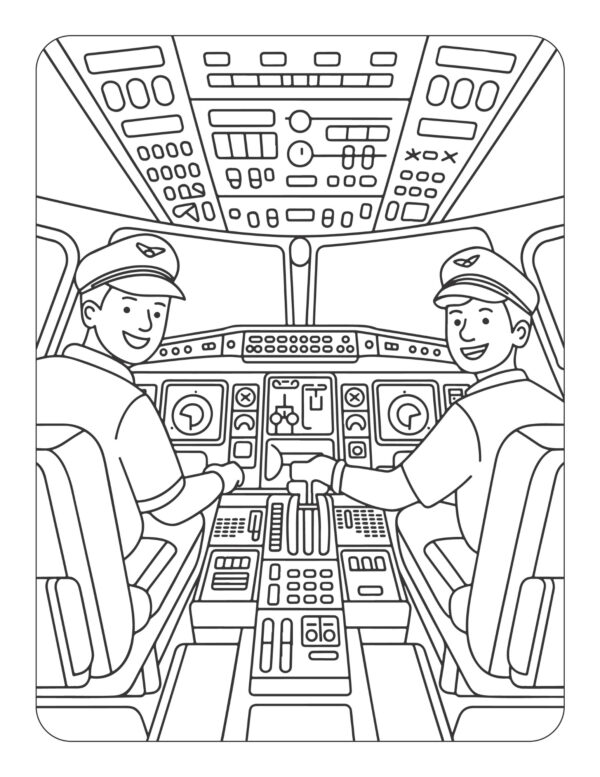 I Want to Be a Pilot! Coloring and Activity Book - Image 5
