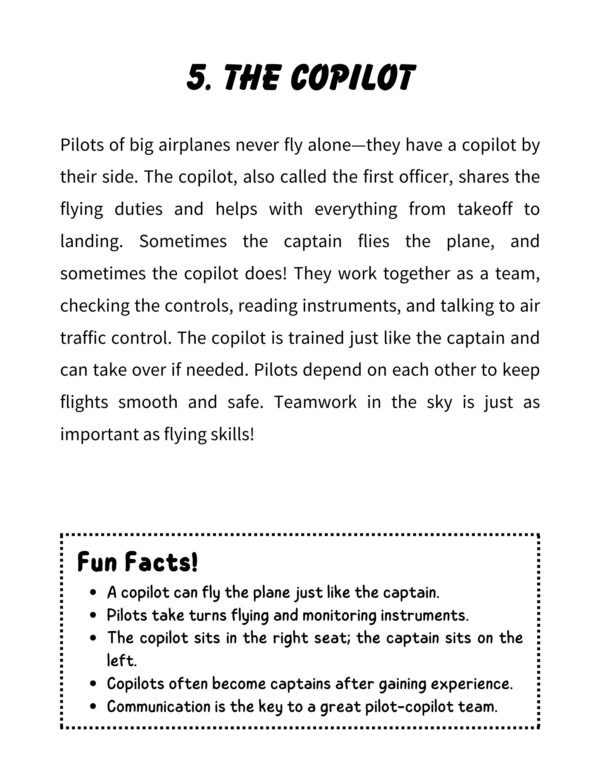 I Want to Be a Pilot! Coloring and Activity Book - Image 7