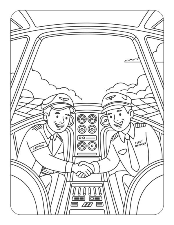I Want to Be a Pilot! Coloring and Activity Book - Image 9