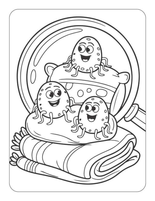 Under the Microscope Coloring and Activity Book - Image 5