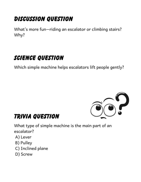 Everyday Engineering: Simple Machines You Can See and Use! Coloring and Activity Book - Image 9