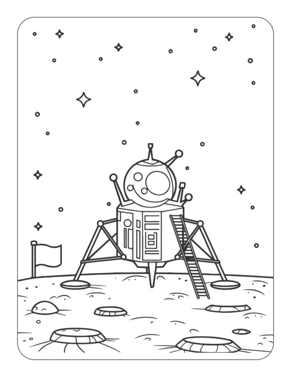 Blasting Off! A Space Technology Coloring and Activity Book - Image 6