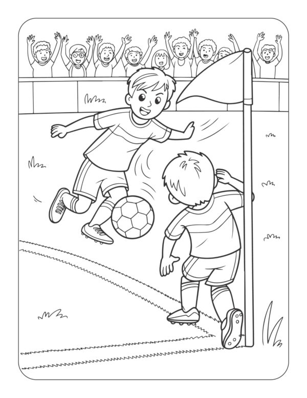 Kick It! A Soccer Coloring and Activity Book - Image 6