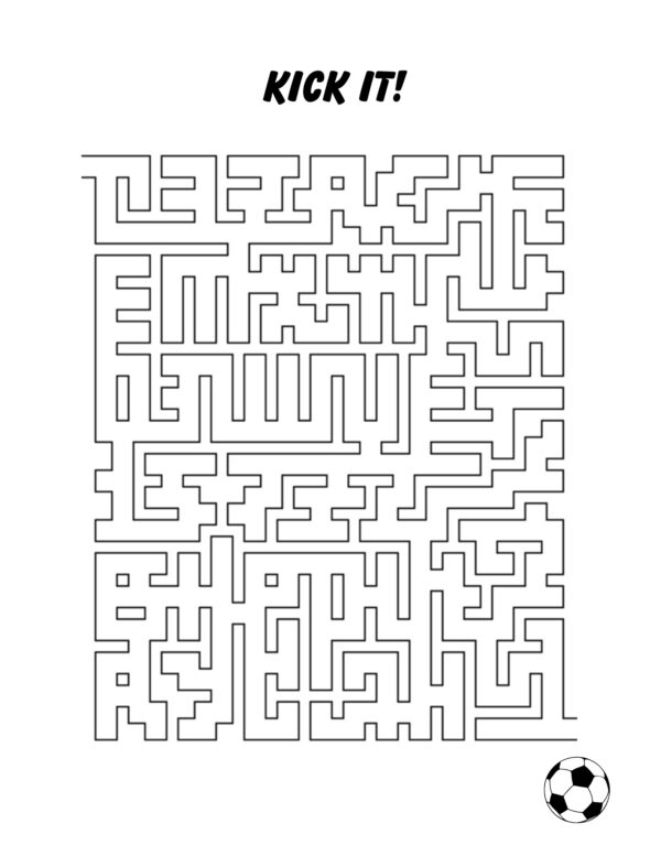 Kick It! A Soccer Coloring and Activity Book - Image 9