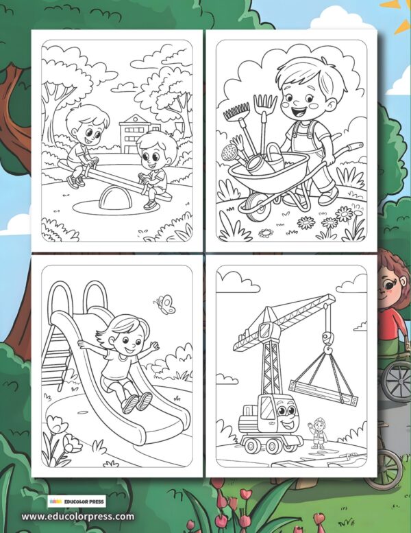 Everyday Engineering: Simple Machines You Can See and Use! Coloring and Activity Book - Image 2