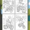Bike Smart! Ride Safe and Have Fun Coloring and Activity Book - Image 2