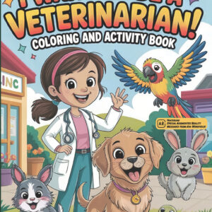 I Want to Be a Veterinarian! Coloring and Activity Book