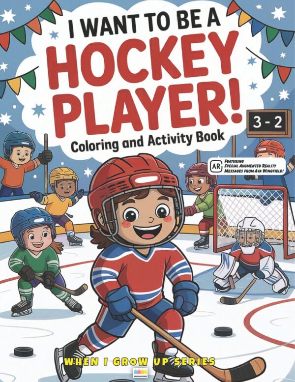 I Want to Be a Hockey Player! Coloring and Activity Book