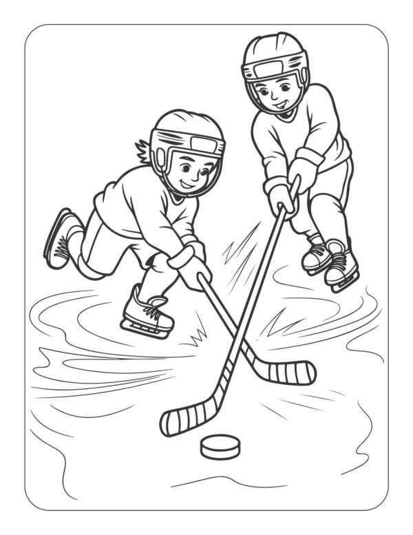 I Want to Be a Hockey Player! Coloring and Activity Book - Image 5