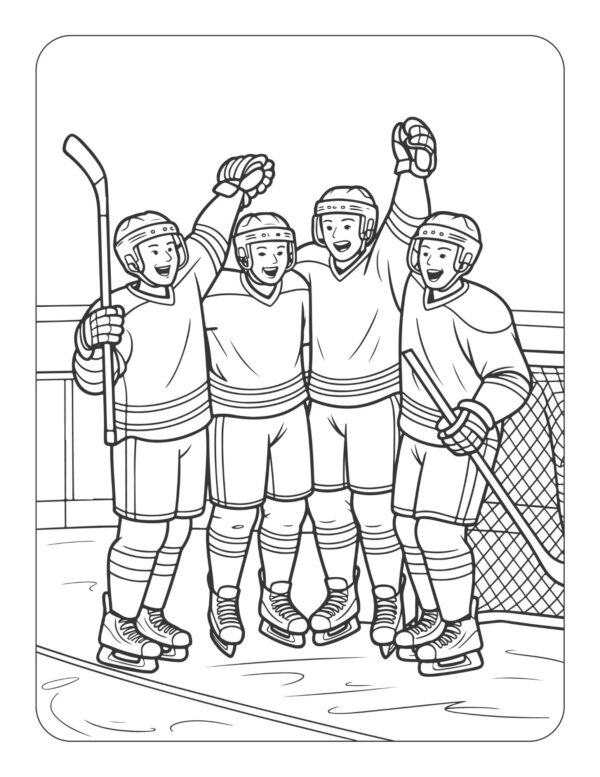 I Want to Be a Hockey Player! Coloring and Activity Book - Image 8
