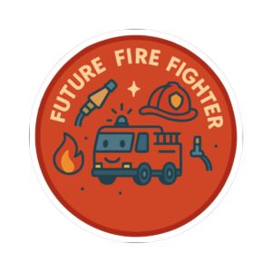 Future Fire Fighter Sticker