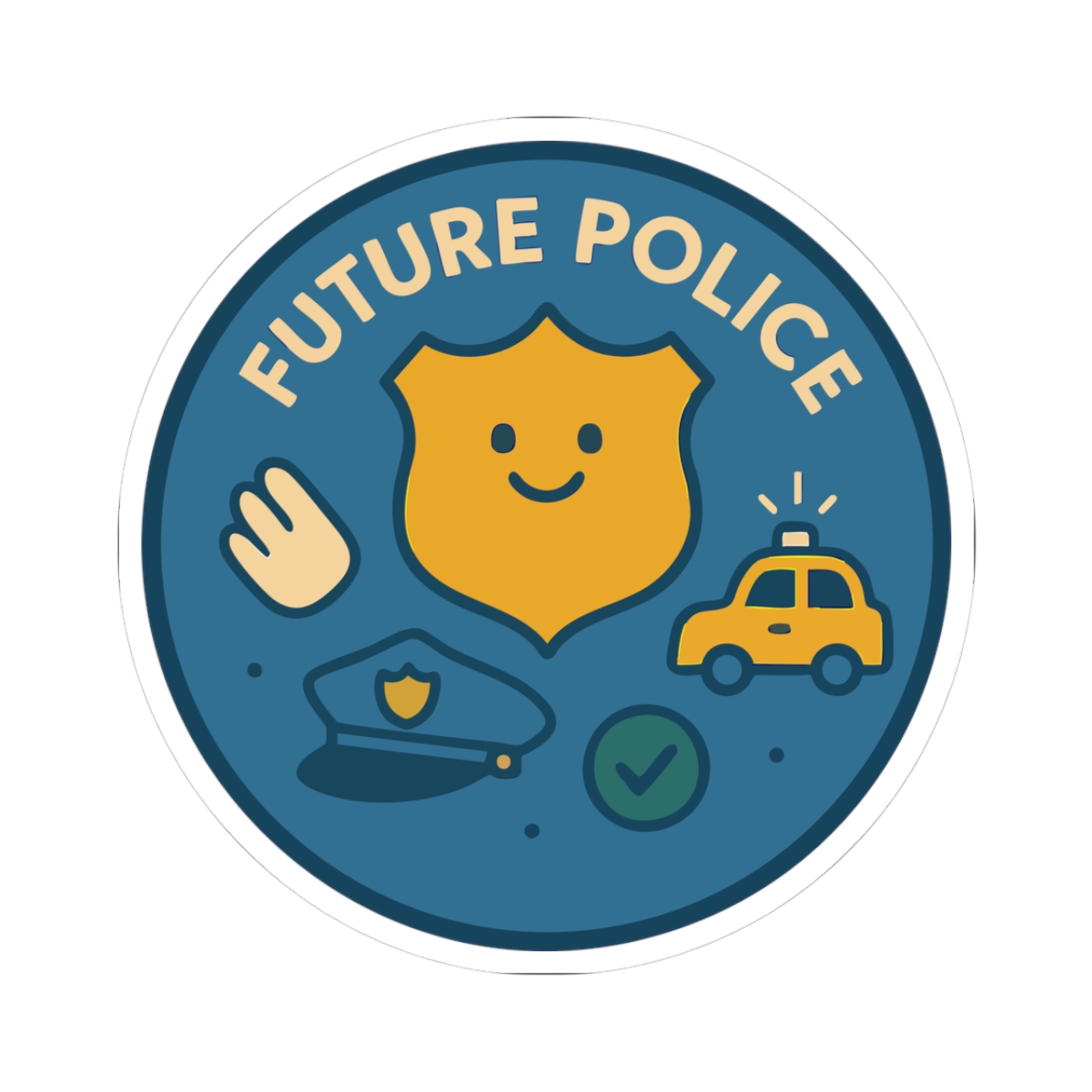 Future Police Sticker