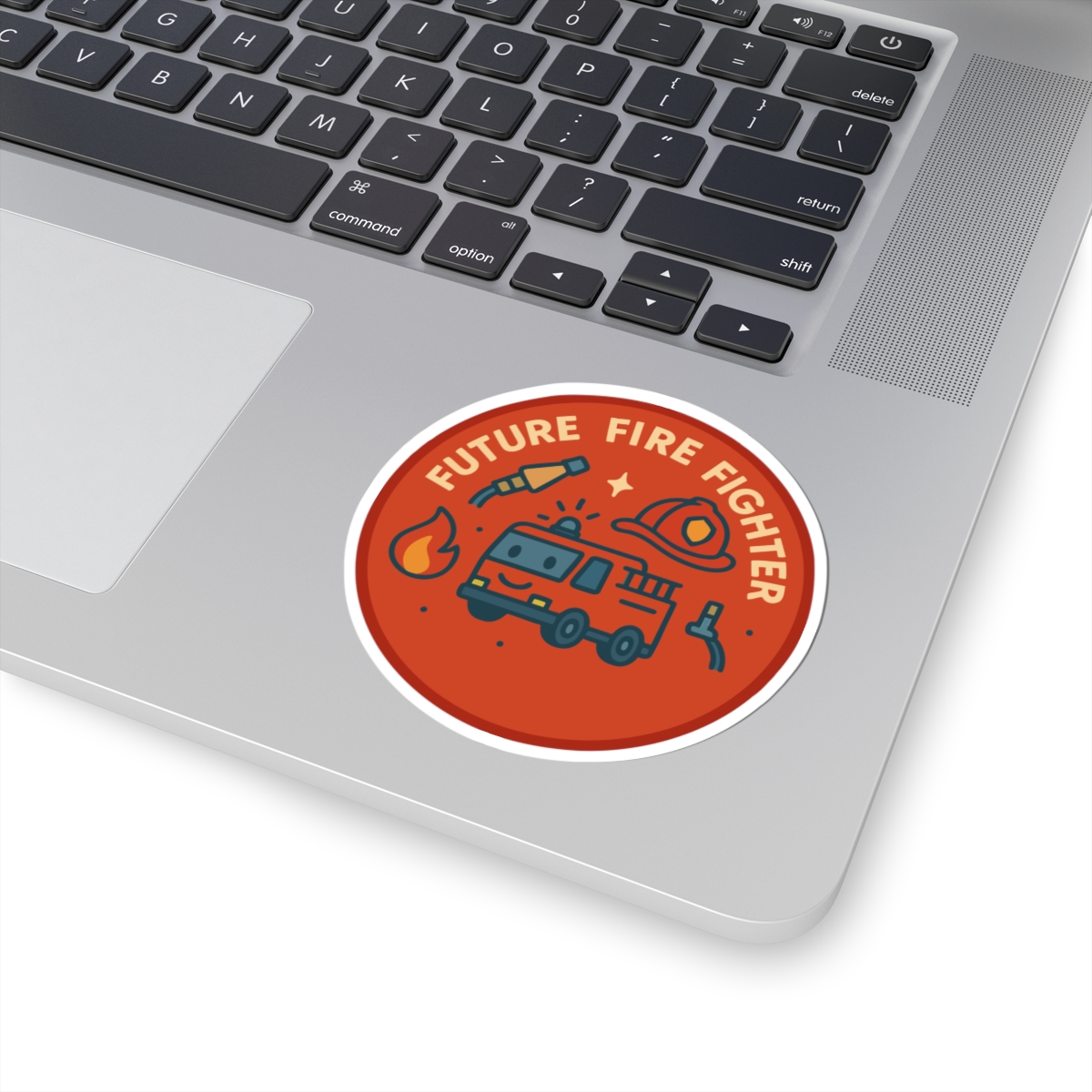 Future Fire Fighter Sticker - Image 2