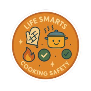 Cooking Safety Sticker