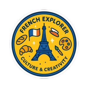 French Explorer Sticker