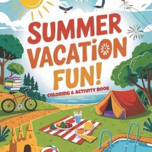 Summer Vacation Activity Book: Coloring, Trivia & Word Search