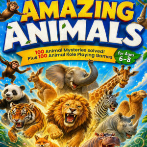 Amazing Animals: 100 Animal Mysteries Solved! Plus 100 Animal Role Playing Games for Kids Ages 6–8