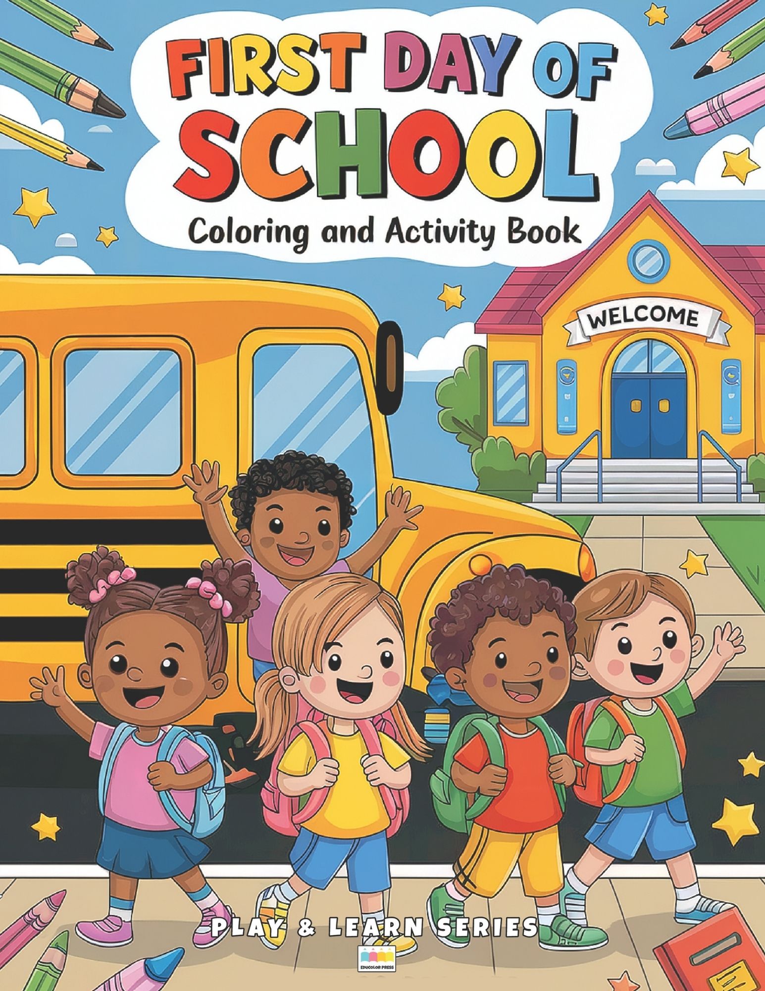 First Day of School Activity Book