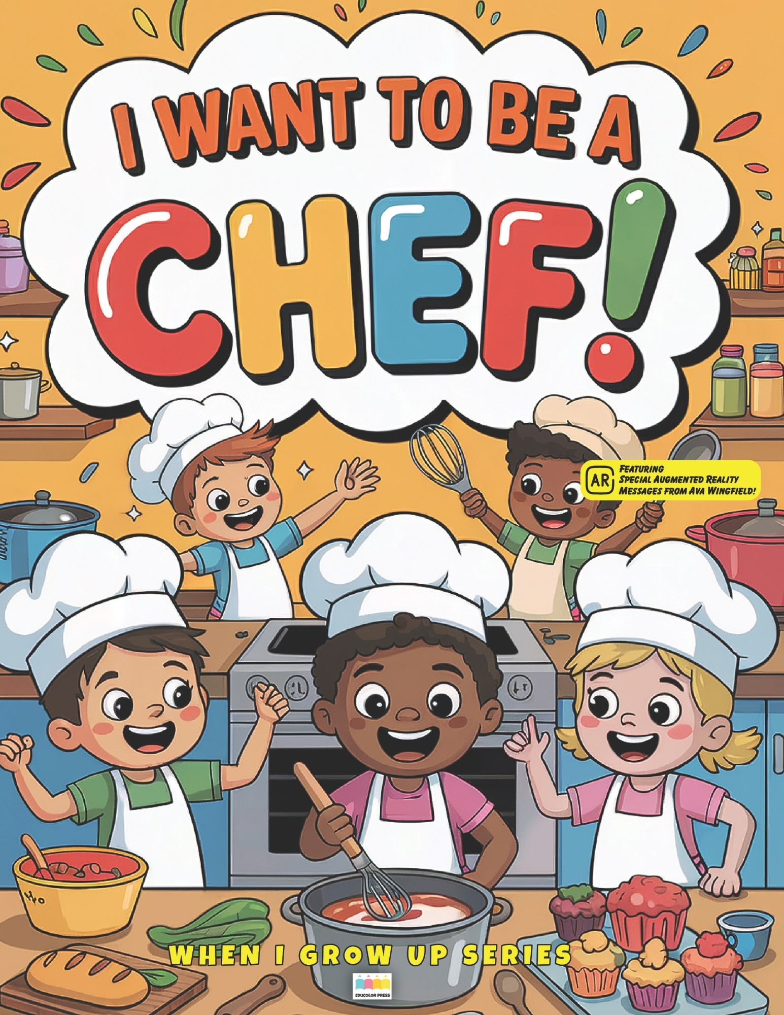 chef coloring and activity book cover